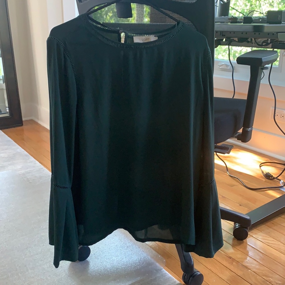 Dark green blouse